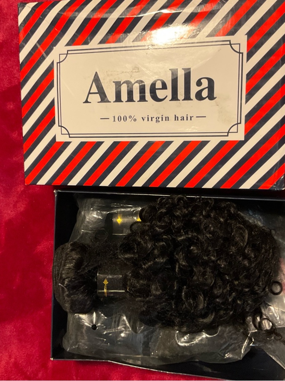 100% Virgin Hair - Black Curly Weave